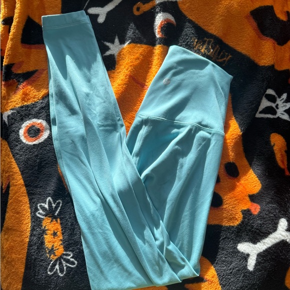 lululemon athletica Pants - Lululemon Align Pant 28” Tidewater Teal (Tiffany Blue) – Size 4 – Lightly Worn